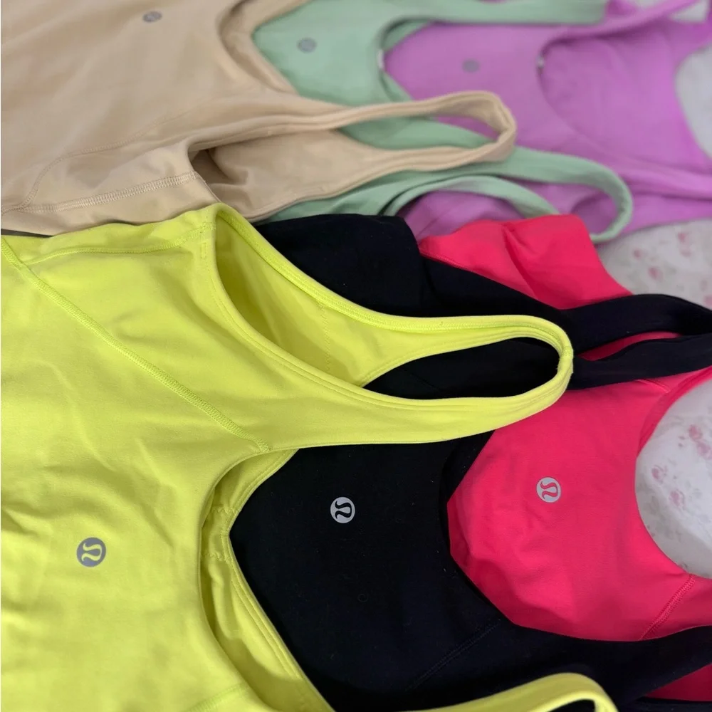 lululemon align Tank Tops - Black, Green, Yellow, Pink, Red, Beige - Picture 4 of 6